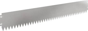 vidaXL Περίγραμμα γκαζόν 20 τμχ. 103 x 15 εκ Stainless Steel Ασημί