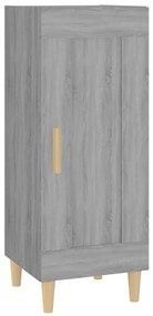 vidaXL Ντουλάπι Γκρι Sonoma 34,5x34x90 εκ. από Επεξεργασμένο Ξύλο