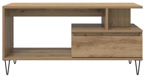 vidaXL Τραπεζάκι Σαλονιού τεχνίτης Δρυς 90x49x45 εκ. Επεξεργασμ. Ξύλο