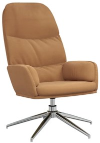 vidaXL Πολυθρόνα Relax Taupe από Συνθετικό Καστόρι