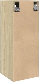 vidaXL Στήλη Μπάνιου Sonoma Δρυς 30 x 30 x 80 εκ. από Επεξ. Ξύλο