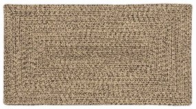 Χαλί Φυσικό και μαύρο 60 x 110 cm Γιούτα