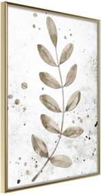 Αφίσα - Dried Twig - 30x45 - Χρυσό - Χωρίς πασπαρτού