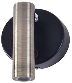 Φωτιστικό Τοίχου - Απλίκα 77-3518 SE 127-1AB Fix Led Black-Bronze Bronze Homelighting Metal