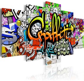 Πίνακας - Artistic Graffiti 100x50