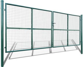 vidaXL Πόρτα Κήπου από Πλέγμα 400x150 εκ.