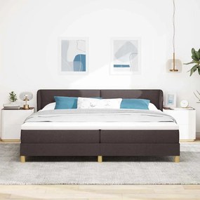 vidaXL Κρεβάτι με Ελατήρια και Στρώμα Κρεμ 90x200 εκ Υφασμα με στρώμα