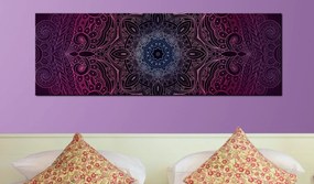 Πίνακας - Purple Mandala 120x40