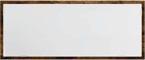 vidaXL LED Καθρέφτης Μπάνιου Καπνιστή Δρυς 100x8,5x37εκ. Επεξεργ. Ξύλο