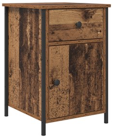 vidaXL Κομοδίνα 2 τμχ Παλιό Ξύλο 40x42x60 εκ. Κατασκευασμένο Ξύλο