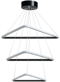 Φωτιστικό Οροφής Trinity Triangle 166PRG1227 50x50x80cm Led 60-80W 4000K Black Opviq