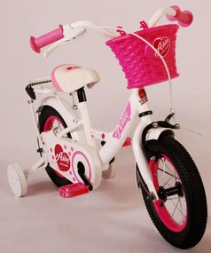 Ashley 12 Inch 21,5 cm Girls Coaster Brake White/Pink
