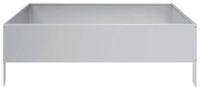 vidaXL Ζαρντινιέρα Υπερυψωμένη 100x100x33,5 εκ. Γαλβανισμένο Χάλυβα
