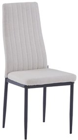 Καρέκλα Τραπεζαρίας 1001 Fylliana Μπέζ Ύφασμα 42.5x44x96.5 εκ. 4αδα 42.5x44x96.5 εκ.
