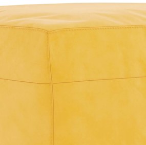 Πάγκος Κίτρινο 70 x 35 x 41 εκ. Βελούδινος 349403