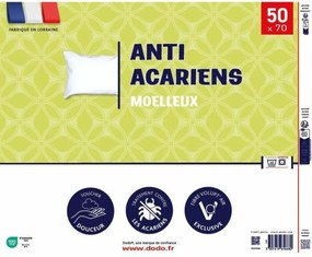 μαξιλάρι DODO Λευκό 50 x 70 cm Ακάρεα κατά της σκόνης