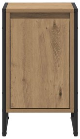 vidaXL Κομοδίνο 2 pcs Καρυδιά Χειροποίητης Εργασίας 39,5 x 30 x 50 εκ