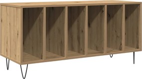 vidaXL Ντουλάπι δίσκων βινυλίου artisan δρυς 100 x 38 x 48 εκ.