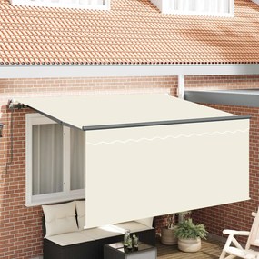 vidaXL Σκηνίτσα Αναδιπλούμενη Κρεμ 300 x 200 cm