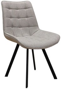 Καρέκλα Mira (Σετ 4τμχ) 11.1579.S 51x59x86cm Beige Metal, Fabric