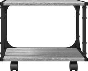 vidaXL Βάση Εκτυπωτή 2 Επιπέδων Γκρι Sonoma 41x28x33,5 εκ Επεξ. Ξύλο