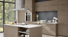 Intrahome Σύνθεση Έπιπλο Κουζίνας sonomagrey 04-531512341 με blum μεντεσεδες και συρτάρια 10 ΜΕΤΡΑ ΤΡΕΧΟΝ