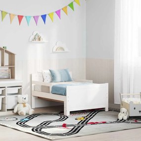 vidaXL Σκελετός Κρεβατιού Λευκό 80 x 200 cm Επεξεργασμένο ξύλο