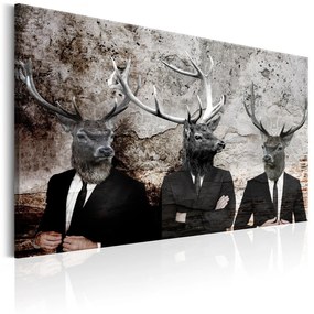 Πίνακας - Deer in Suits 90x60