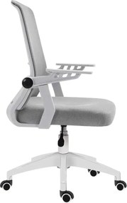 A1180W Λευκο/Γκρι Mesh Πολ/Να Γραφειου