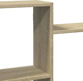vidaXL Ραφιέρα Τοίχου Sonoma Δρυς 159x18x65 εκ. από Επεξεργ. Ξύλο