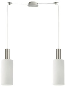 Φωτιστικό Οροφής Adept Tube 77-8473 2xE27 60W Nickel-White Homelighting