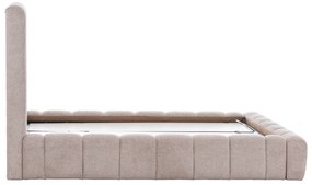 ΚΡΕΒΑΤΙ REMO ΜΕ ΑΠΟΘΗΚΕΥΤΙΚΟ ΧΩΡΟ HM719.10 ΥΦΑΣΜΑ TEDDY ΜΠΕΖ-ΓΙΑ ΣΤΡΩΜΑ 160x200εκ