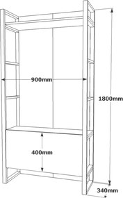 Hall Stand Ml15-A Atlantic Pine