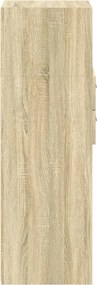 vidaXL Ντουλάπι Sonoma Δρυς 45x42,5x124 εκ. από Επεξεργασμένο Ξύλο
