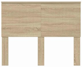 vidaXL Κεφαλάρι με κεφαλάρι Δρύς Sonoma 120 cm Επεξεργασμένο ξύλο