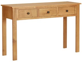 vidaXL Τραπέζι Κονσόλα 110 x 40 x 75 εκ. από Μασίφ Ξύλο Δρυς