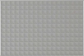vidaXL Κουβέρτα Βαρύτητας Γκρι 120 x 180 εκ. 9 κ. Υφασμάτινη