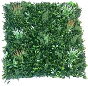 Supergreens Τεχνητή Φυλλωσιά Φτέρη με Χορτάτι Πράσινη 100x100 εκ
