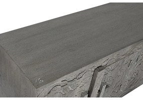 Τηλεόραση Home ESPRIT Ανοιχτό καφέ 200 x 40 x 61 cm