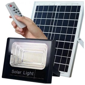 Ηλιακός Προβολέας Ισχύος 60W με Τηλεχειριστήριο και Αισθητήρα Φωτός σε Μαύρο χρώμα SP-60