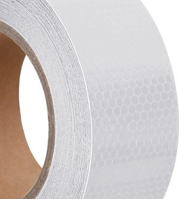 vidaXL Ταινία Ανακλαστική Λευκή 5 εκ. x 20 μ. από PVC