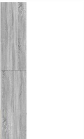 vidaXL Βιβλιοθήκη Γκρι Sonoma 100x36x189 εκ. από Επεξεργ. Ξύλο