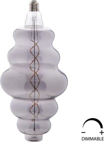 ΛΑΜΠΤΗΡΑΣ LED FILAMENT 8W E27 3000K SMOKE COLOR DIMMABLE HM4056.03