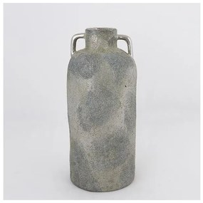 Βάζο Κεραμικό Γκρι &amp; Ασημί 135x13.5x30cm 752-20385 Estheti-752-20385-Ασημί 752-20385