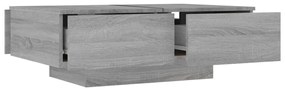 vidaXL Τραπεζάκι Σαλονιού Γκρι Sonoma 90x60x31 εκ. Επεξεργασμένο Ξύλο