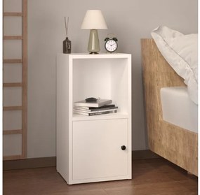 Κομοδίνο Vito Megapap λευκό 34x30x66,4εκ. GP041-0088,1-GP041-0088,1-Λευκό GP041-0088,1