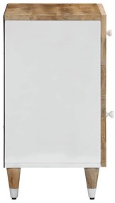 vidaXL Κομοδίνο 50 x 33 x 60 εκ. από Μασίφ Ξύλο Μάνγκο