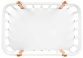 Βρεφική Κούνια  Anti-Reflux Nika White + Natural  60 × 94 cm  INGVART