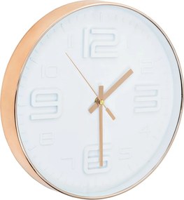 vidaXL Ρολόι Τοίχου Χάλκινο Χρώμα 30 εκ.