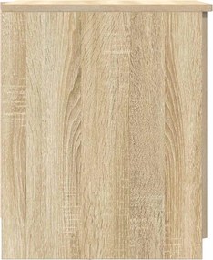 vidaXL Ντουλάπι Μπάνιου Ενδιάμεσο Sonoma Δρυς 30 x 44,5 x 50 εκ.